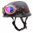 ШОЛОМ МОТОЦИКЛЕТНИЙ ORZESZEK HELM RETRO CHOPPER КОМПЛЕКТ ОКУЛЯРИ  фото 9