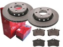 ЗАДНИЕ ДИСКИ, КОЛОДКИ TRW, VW PASSAT B5 FL 269MM