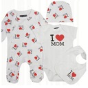 НАБОР LAYETTE 4 элемента ДЛЯ РЕБЕНКА И ЛЮБВИ МАМЫ 68 3м+ В ПОДАРОК