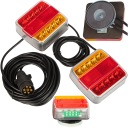 2x ЗАДНЯЯ ЛАМПА 18x LED ПОДКЛЮЧЕНА С МАГНИТНЫМ ПРОВОДОМ 7 PIN KIT