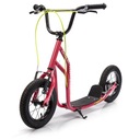 Самокат Muffy Meteor с большими надувными колесами и тормозом.