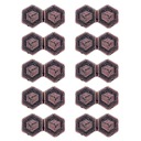 ZASOBY RESOURCES 1 ZESTAW 10 METALOWYCH MONET ZAMIENNIK DO ARKHAM HORROR