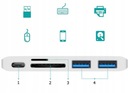 АДАПТЕР HUB 5in1 USB-C 3.1 MACBOOK PRO/AIR USB SD