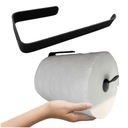 ДЕРЖАТЕЛЬ БУМАЖНЫХ ПОЛОТЕНЦЕВ БЕЗ СВЕРЛЕНИЯ, ЧЕРНЫЙ