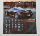 Dodge календарь 2024 автомобили Porsche Pagani Corvette bugatti mclaren cars