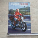 Yamaha TX750 - рекламная папка-брошюра