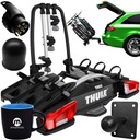 ЗАКРЫТОЕ КРЕПЛЕНИЕ ДЛЯ ВЕЛОСИПЕДОВ THULE VeloCompact 926 3 ВЕЛОСИПЕДА + ВЕШАЛКА