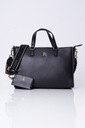 Čierna kabelka Joy Satchel TOMMY HILFIGER AW0AW16814 One size