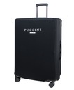 Черный гибкий чехол для большого чемодана PUCCINI Black PBA 1