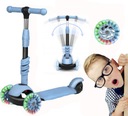 Баланс езда Tri -blue Triple Scooter