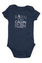 Calvin Klein bodýčko pre chlapčeka Johnny modré 3 - 6 m