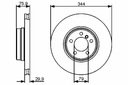 BOSCH DISCOS DE FRENADO 2SZT. PARTE DELANTERA LAND ROVER RANGE ROVER 3 RANGE 