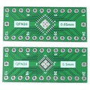 Переходник QFN24 0,5/QFN24 0,65 на DIP