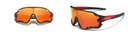 Okulary Rowerowe Polaryzacyjne Sportowe K7 na Rower 5 Szkieł Wymienne Szkła Marka Inna marka