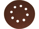 АБРАЗИВНЫЕ ДИСКИ НА ВЕЛКРО С ОТВЕРСТИЯМИ 125 ММ, P40 5 шт.