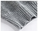 SWETER MĘSKI KARDIGAN gruby ciepły sweter,4XL Kolor szary