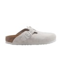 ТАПОЧКИ ЖЕНСКИЕ BIRKENSTOCK BOSTON LEV, ВЕЛЮРОВАЯ КОЖА 40