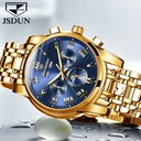 JSDUN 8718 Business Pánske mechanické hodinky Materiál puzdra oceľ