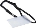 ИДЕНТИФИКАЦИОННАЯ СУМКА НА ЛЕНТЕ, ЧЕХОЛ, ПОВОДОК, ДЕРЖАТЕЛЬ, ЧЕРНЫЙ, 1 шт.