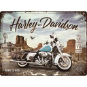 Вывеска HARLEY-DAVIDSON ROUTE 66 металл 30х40
