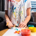 Farby na maľovanie prstami pre deti kreatívna zábava bezpečné 6 x 40 ml Druh farby na maľovanie prstami