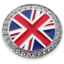 RHINESTONE BRITISH FLAG МЕТАЛ CAR STICKER 3D SCRATCH PROTECTION BADGE  фото 4