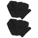 10PCS CYCLING HELMET LINER PADS ЧЕРНЫЙ HIGH-DENSITY FOAM CUSHION  фото 7