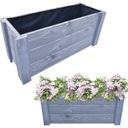 ДЕРЕВЯННЫЙ ЦВЕТОЧНЫЙ ГОРШОК ЦВЕТОЧНЫЙ ГОРШОК 80 СМ