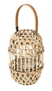 ФОНАРЬ ИЗ РОТАНГА ДЕРЕВЯННЫЙ ФОНАРЬ ФОНАРЬ 15 x 22см