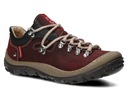NAGABA 054 BORDO - WYGODNE, SKÓRZENE PÓŁBUTY TREKINGOWE DAMSKIE
