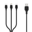 Тройной зарядный кабель Micro Lightning 3 в 1 USB-C для iPhone