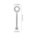 2 SZT. TENSIONER CHAINS SILVER DO ACCESSORIES MOTORCYCLE  photo 9
