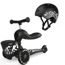 Scoot And Ride 2in1 Highwaykick 1 зебра + шлем