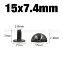 Металлические шипы и шпильки винта Gunblack для кожаного ремесла заклепок пули