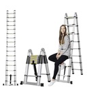 ШАРНИРНАЯ ТЕЛЕСКОПИЧЕСКАЯ ЛЕСТНИЦА 5М 2XСТАБИЛЬНАЯ / ЛЕСТНИЦА