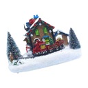 ŚWIECĄCE OZDOBANIA WYKOŃCZENIA ŚWIĄTECZNEJ WIOSKI