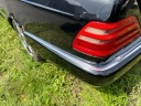 MERCEDES CL C140 COUPE ХРОМИРОВАННАЯ НАКЛАДКА НА БАМПЕРА ЛЕВАЯ ЗАДНЯЯ 1994 ЛИФТ