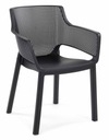 Záhradná stolička Keter plast sivá Štýl moderný
