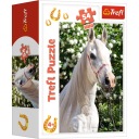 Пазл 54 Мини МИР ЛОШАДЕЙ Белая лошадь Trefl 19726