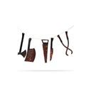 Бумажная гирлянда на Хэллоуин — орудия пыток