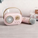 2x БЕЗДРОТОВИЙ МІКРОФОН КАРАОКЕ НАБІР ДЛЯ ДІТЕЙ З BLUETOOTH КОЛОНКОЮ