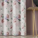 Záves Peoni velvet kvety na páske 250x135 Výška produktu 250 cm