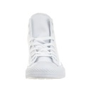 Dámske kožené topánky Tenisky Converse CT All Star Lthr HI 1T406 Biele Dominujúci vzor bez vzoru