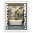 СВЕТОДИОДНОЕ ЗЕРКАЛО В ЧЁРНОЙ АЛЮМИНИЕВОЙ РАМКЕ, MATT LOFT, ЧЕРНАЯ РАМКА LOFT 40x60