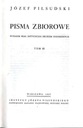 Piłsudski Pisma zbiorowe. Wydanie prac T.3 1989 Rok wydania 1989