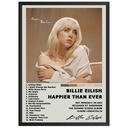 Billie Eilish Happier Than Ever Plagát Obrázok s albumom v rámčeku Darček