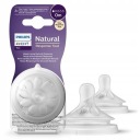 Соска Avent Natural Response, 2 шт., силиконовая, скорость 0 м, 1