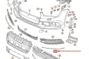 AUDI A7 SPORTBACK 4G8 БАМПЕР ПЕРЕДНІЙ ПРАВИЙ РЕМІНЬ НОВИЙ ОРИГІНАЛЬНИЙ 4G880796  (17525636516) фото min 9