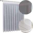 GOTOWA FIRANA FIRANKA BIAŁA BEZ PRASOWANIA TIUL GRECKI z OŁOWIANKĄ 250x240