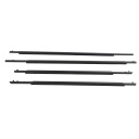4 PCS DOOR BELT MOULDING WEATHERSTRIPS 75710?47021 OUTSIDE WINDOW SEAL BELTphoto 7